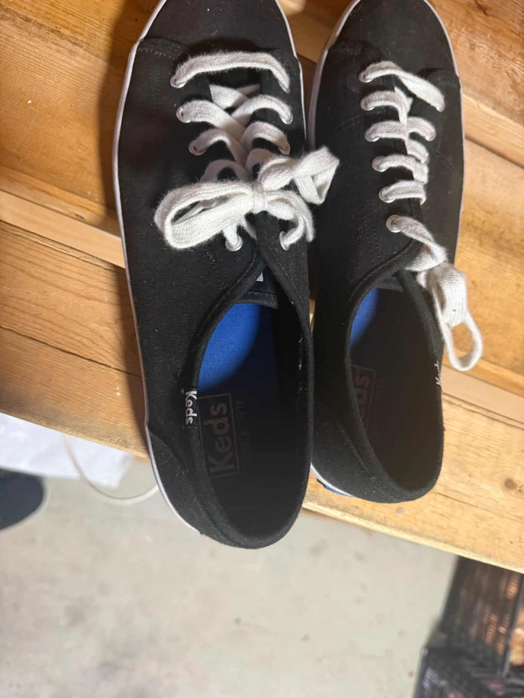 Keds Black Canvas Sneakers