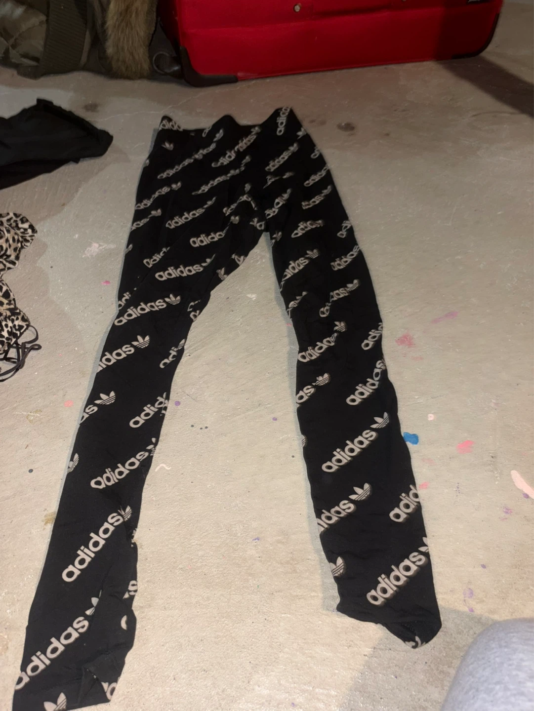 Adidas All-Over Logo Leggings