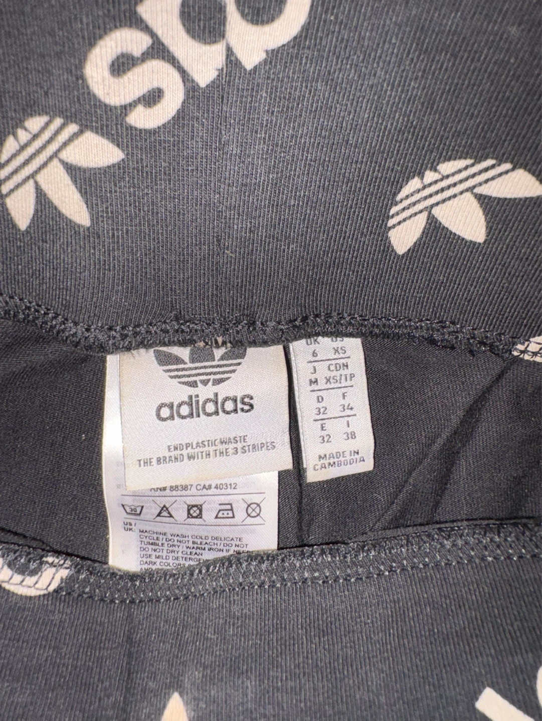 Adidas All-Over Logo Leggings - photo 2