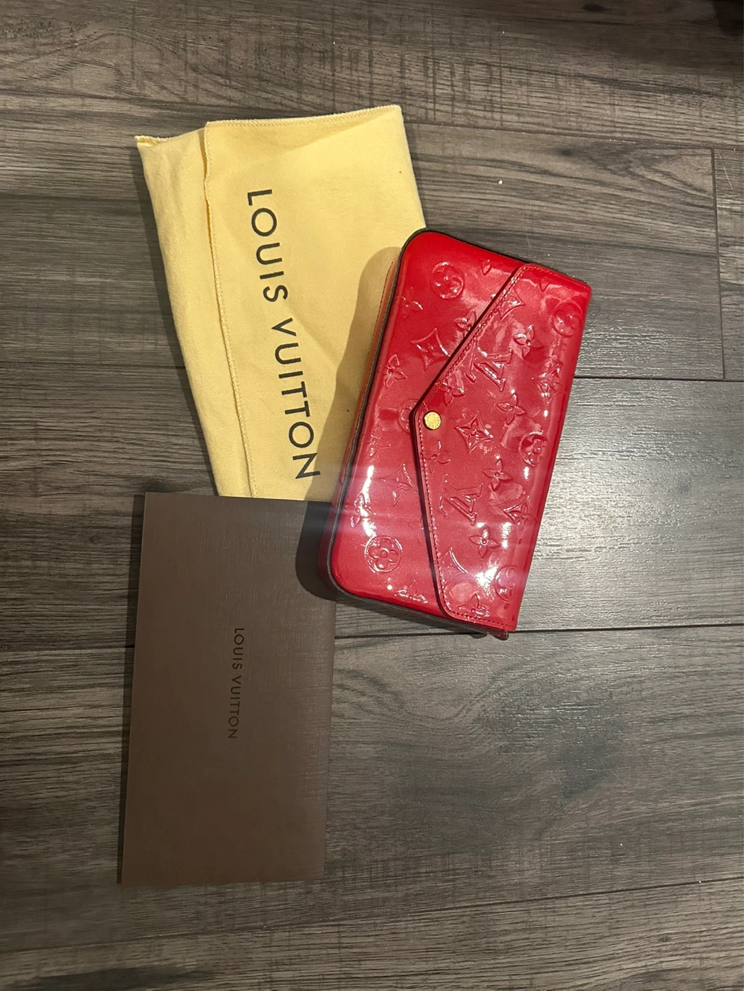 Louis Vuitton Vernis Pochette Felicie GM Clutch