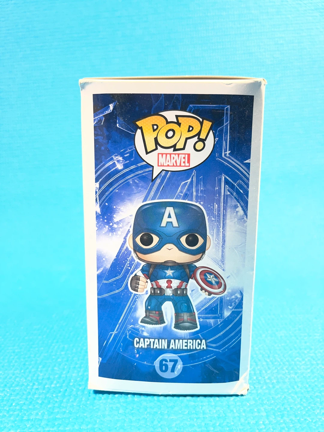 🛡️ VAULTED Captain America Funko Pop #67 - Rare Deal! - photo 2