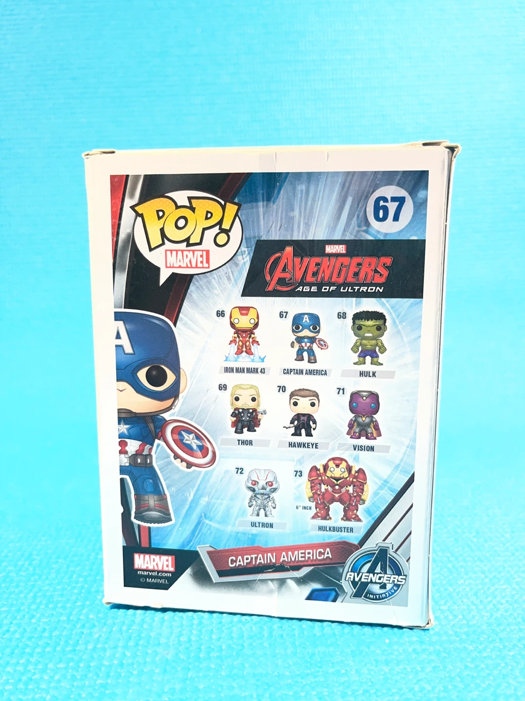🛡️ VAULTED Captain America Funko Pop #67 - Rare Deal! - photo 3