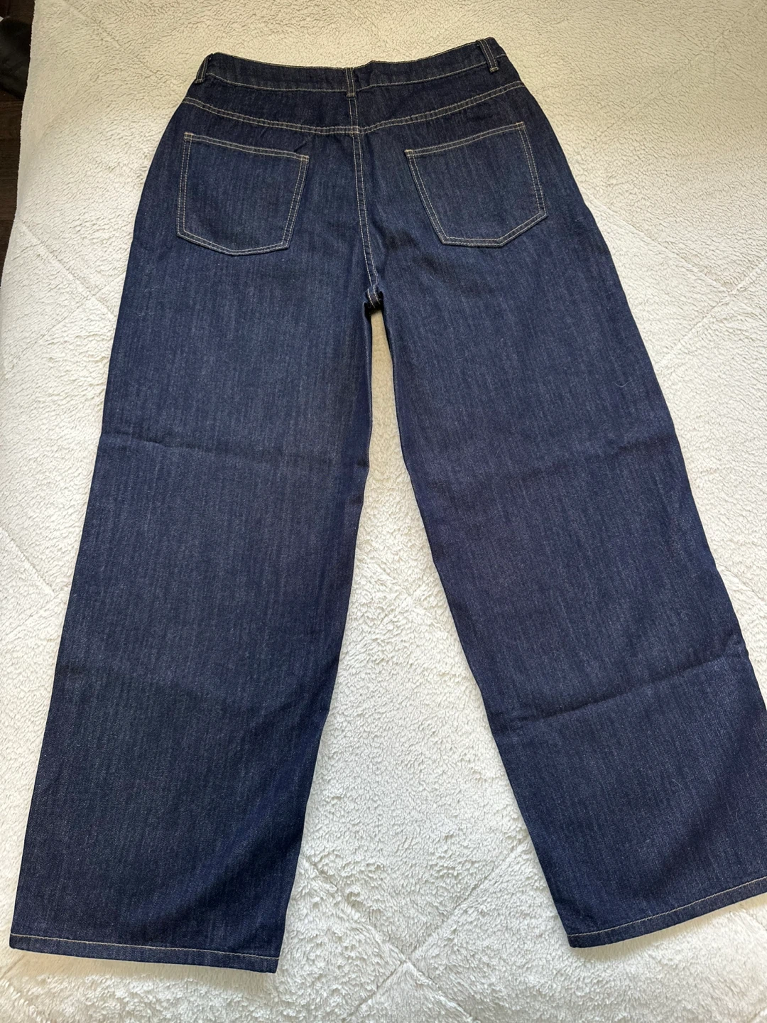 Dazy Dark Wash Wide Leg Jeans - Size M - photo 5