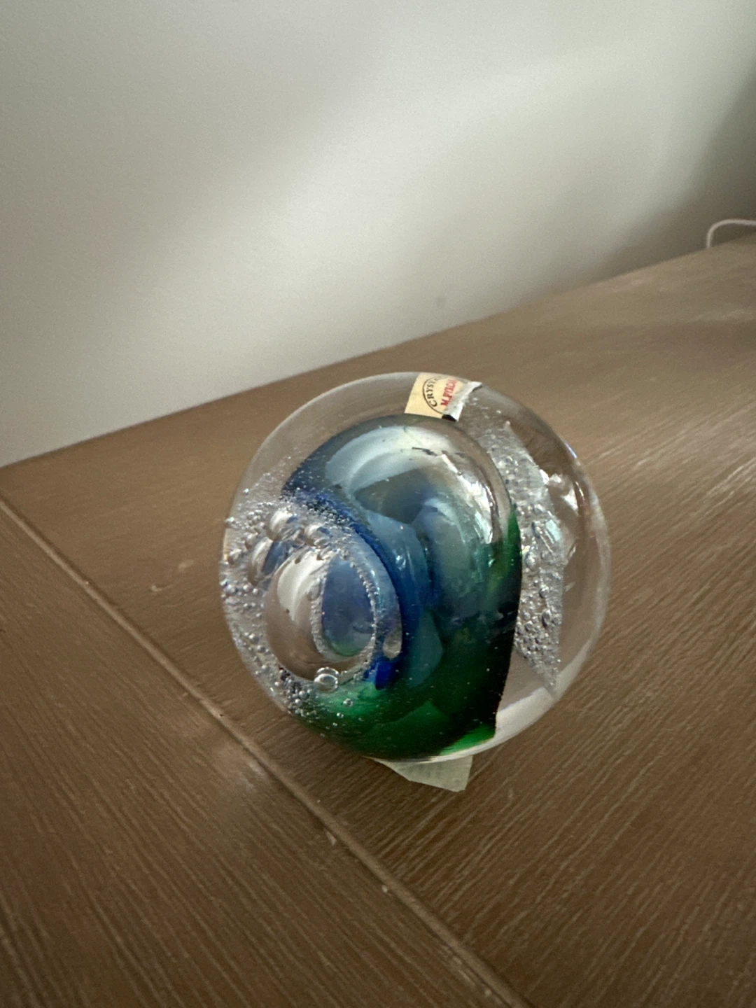 M. Pyrczak Crystal Glass Paperweight - photo 2