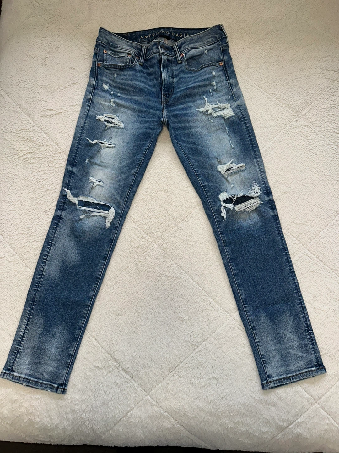 American Eagle Outfitters Distressed Slim Fit Jeans