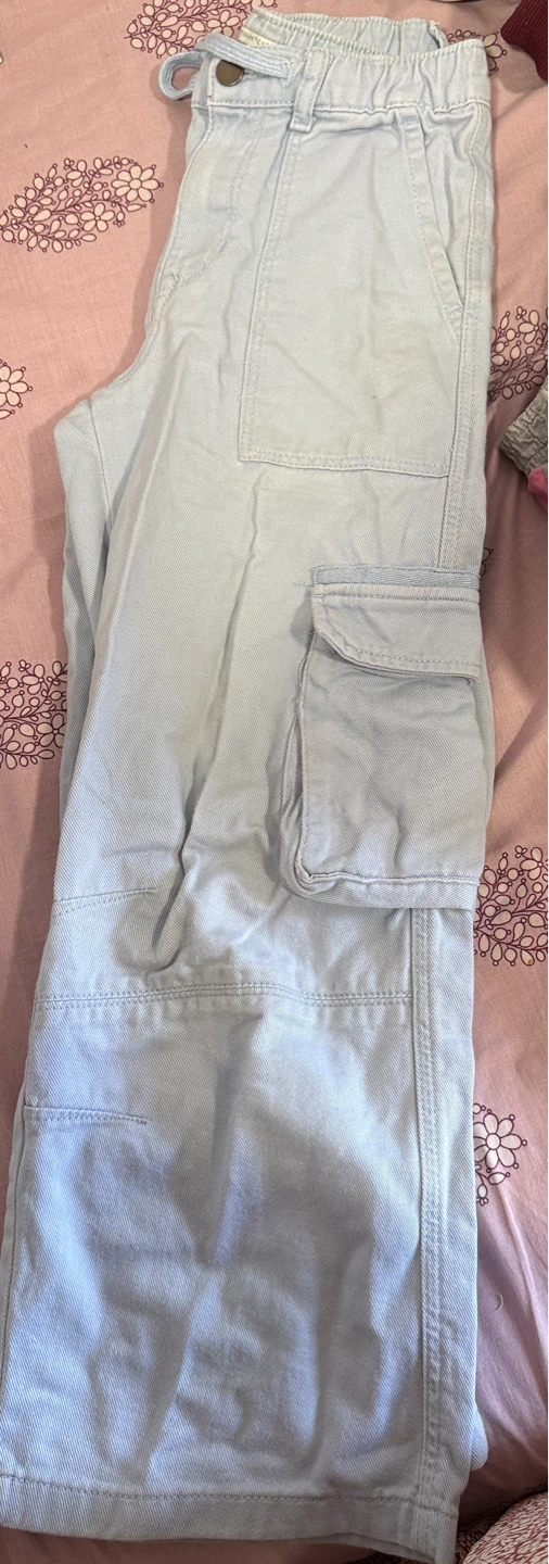 Light Blue Cargo Pants