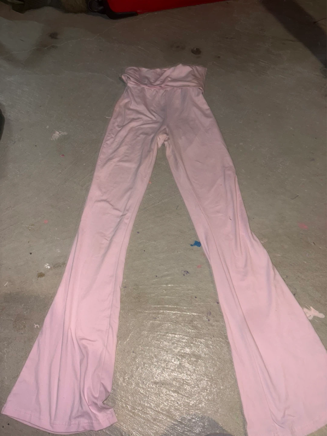 Pink Bell Bottom Pants