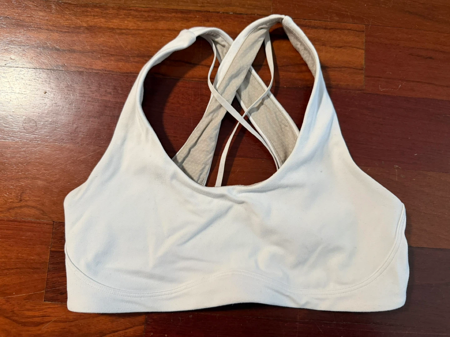 Lululemon White Energy Bra