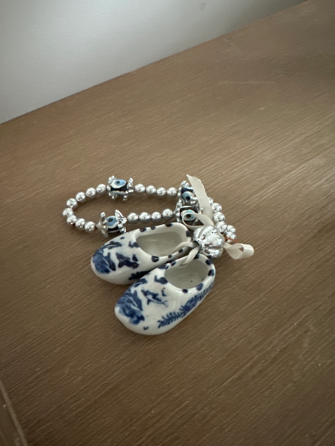 Ceramic Evil Eye and Shoe Ornament - photo 2