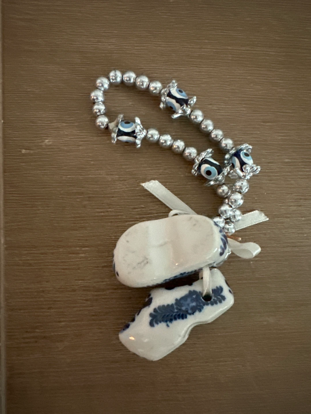 Ceramic Evil Eye and Shoe Ornament - photo 3