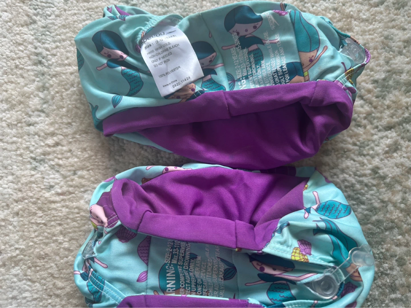 Speedo Mermaid Swim Arm Floats & Shoes Set - photo 4