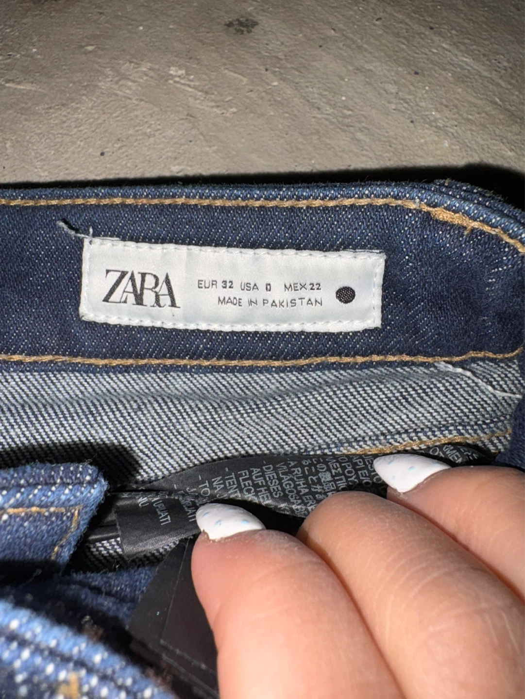 ZARA Dark Wash Skinny Jeans - EUR 32 / USA 0 / MEX 22 - photo 2