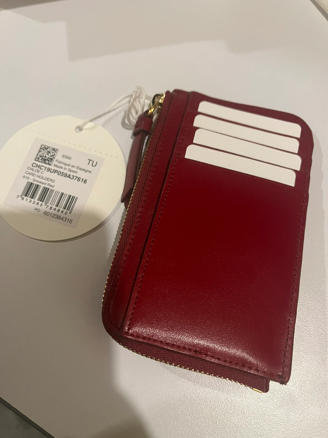 Chloé C Card Holder - Red - photo 3