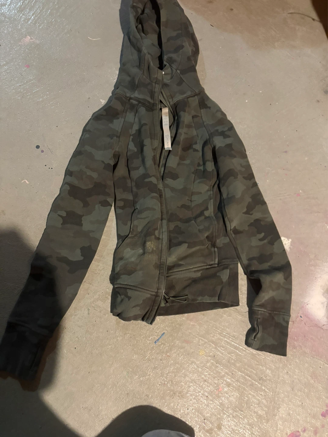 Lululemon Camo zip up