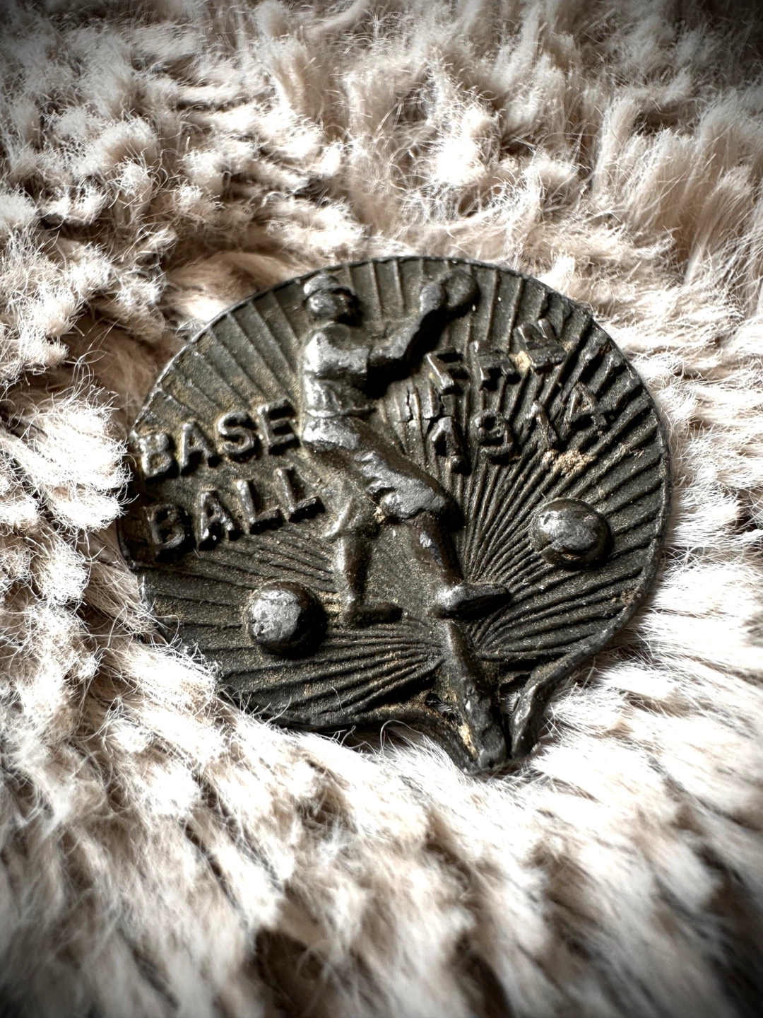 World War 1 - 1914 Baseball Fan Pin - photo 2