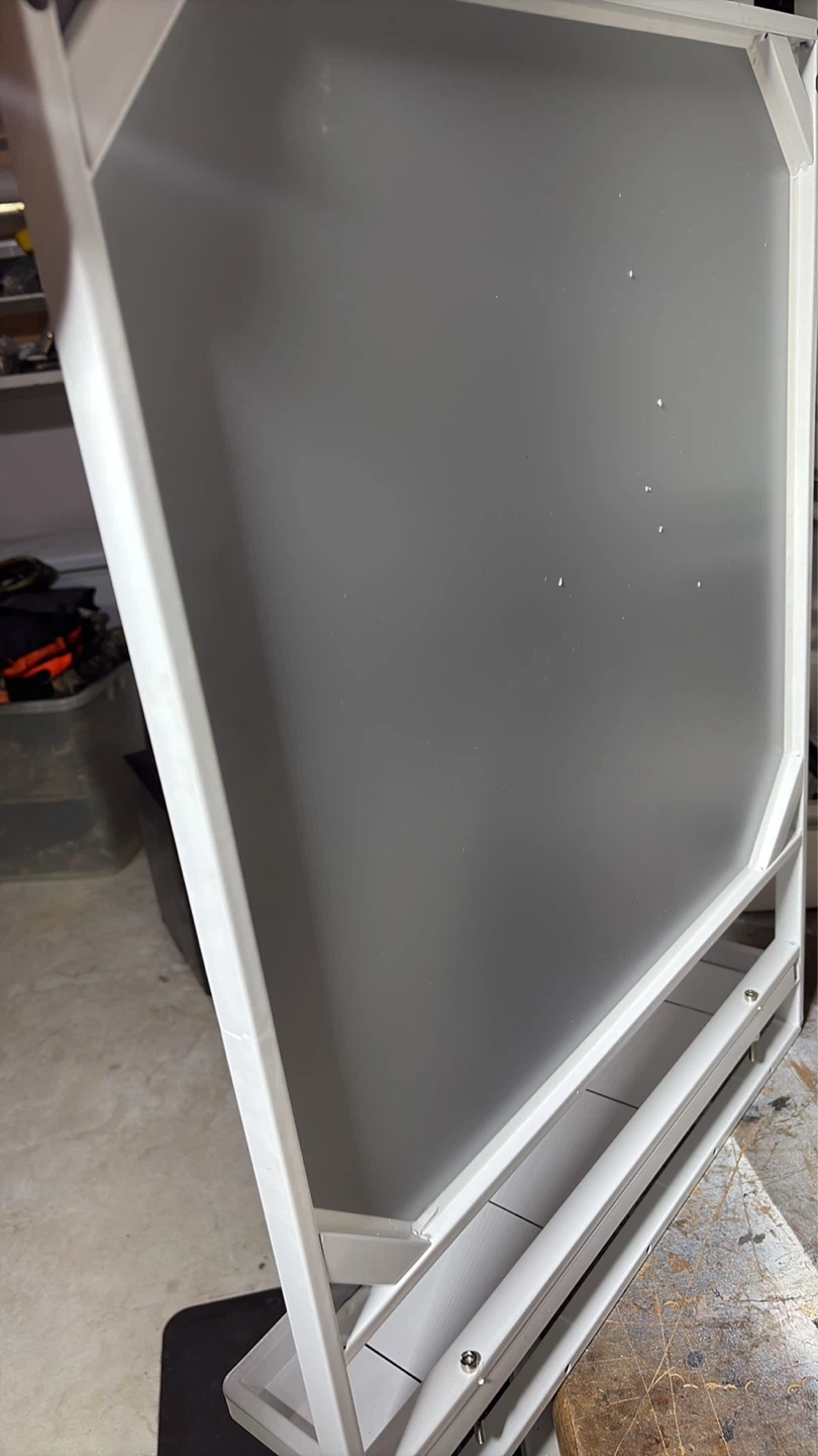 White Medicine Cabinet with Mirror - photo 4