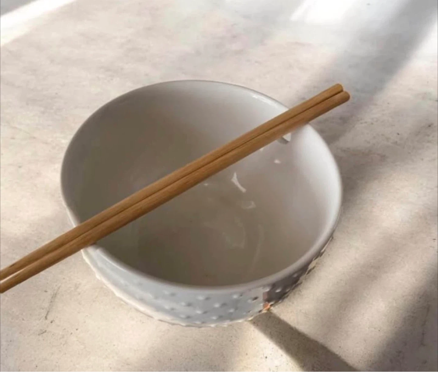 Rachel Zoe White Textured Ramen Bowl