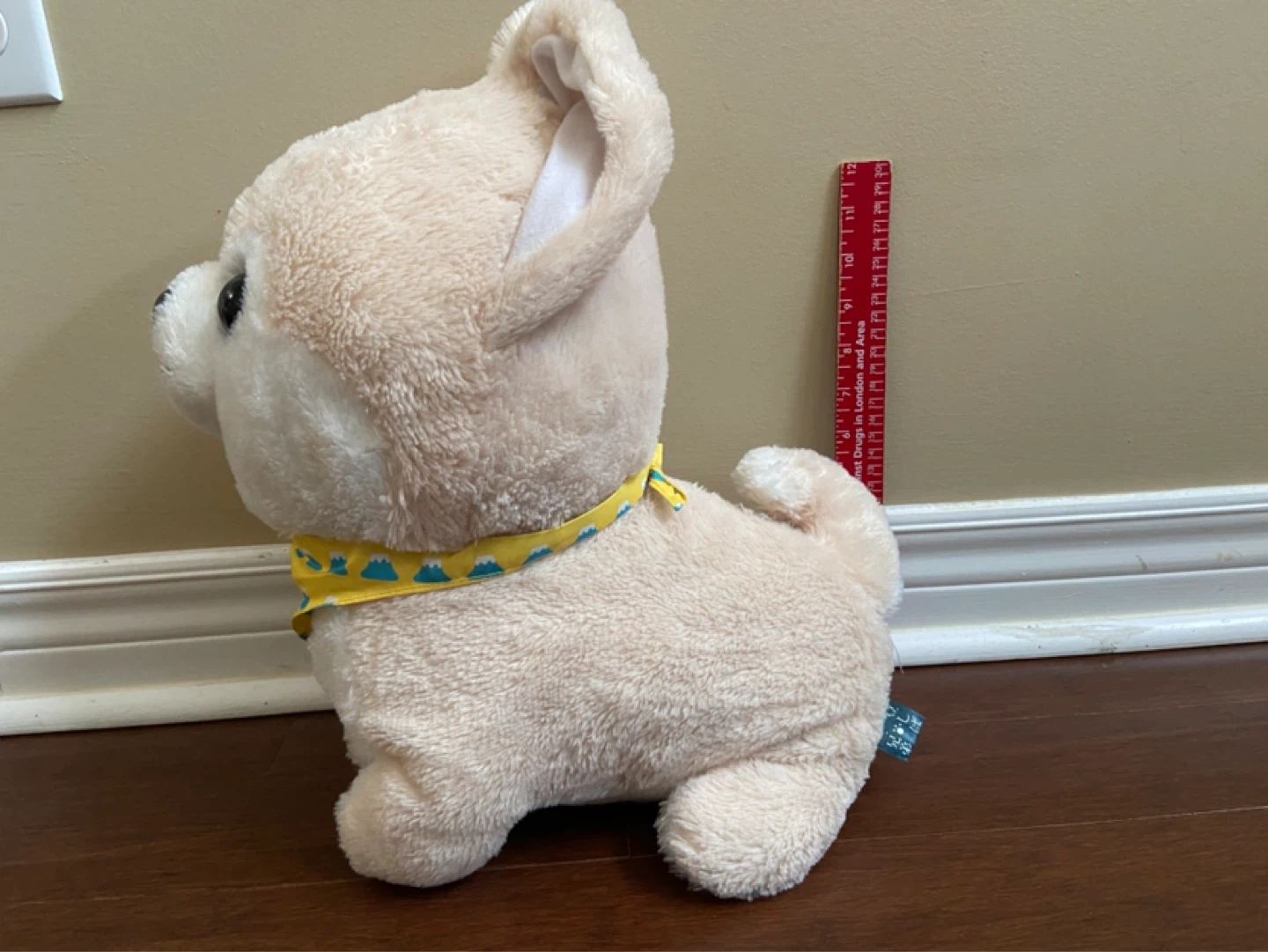 Plush Dog with Yellow Bandana - photo 2