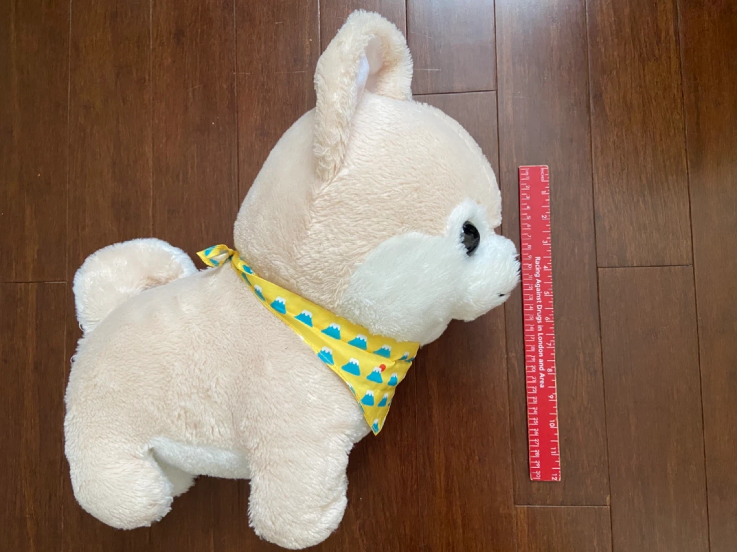 Plush Dog with Yellow Bandana - photo 3