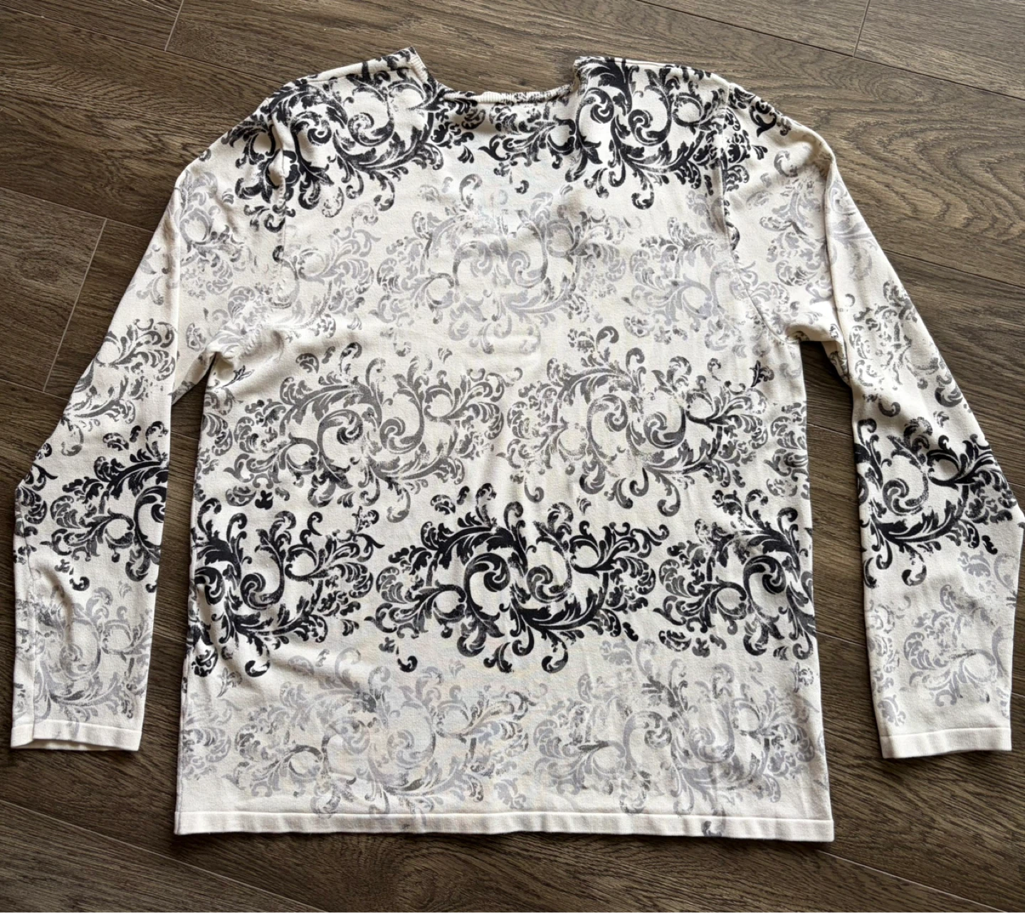 Gerry Weber Long Sleeve Shirt - White/Black Pattern - photo 3
