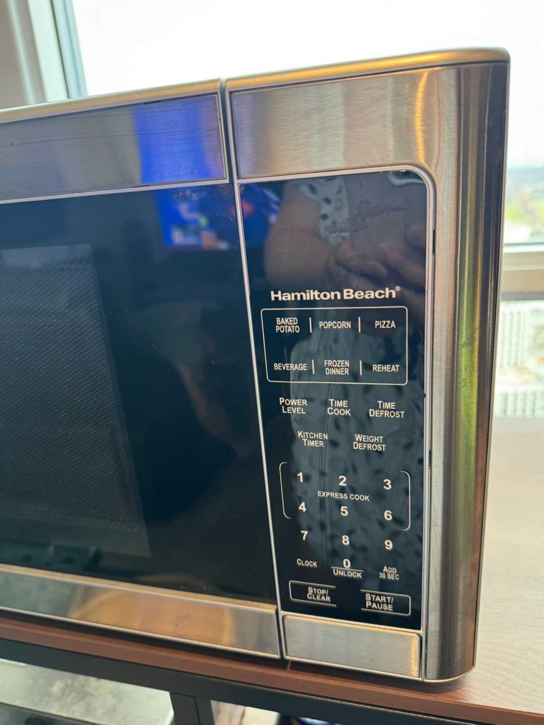 Hamilton Beach Stainless Steel Microwave - photo 2