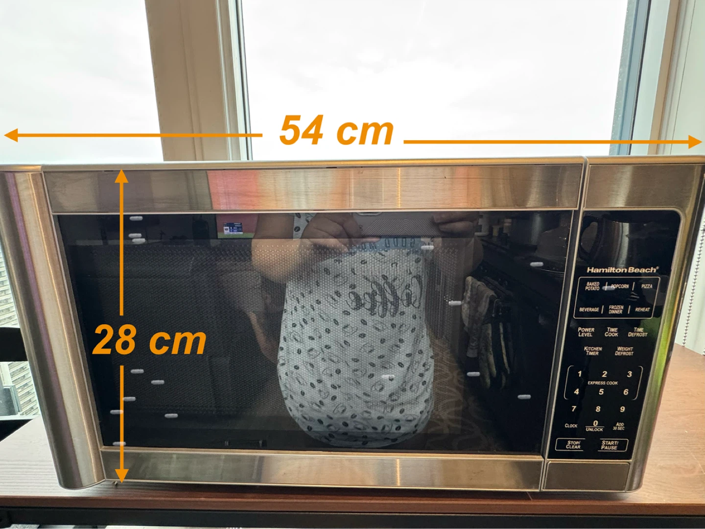 Hamilton Beach Stainless Steel Microwave - photo 3