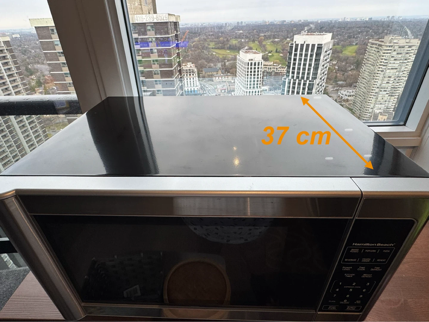 Hamilton Beach Stainless Steel Microwave - photo 4