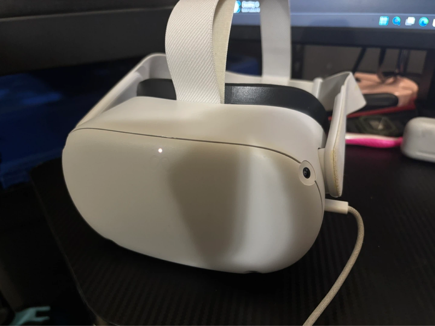 Meta Quest 2 VR Headset with Controllers and Link Cable