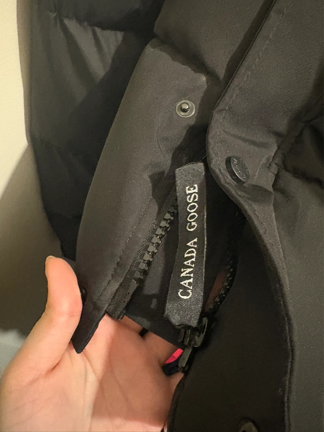 Canada Goose Black Puffer Winter Jacket with Fur Hood - photo 5