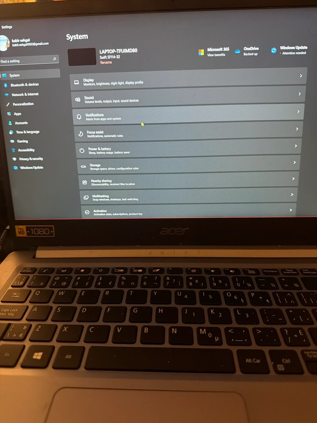 Acer Swift 3 Laptop - photo 3
