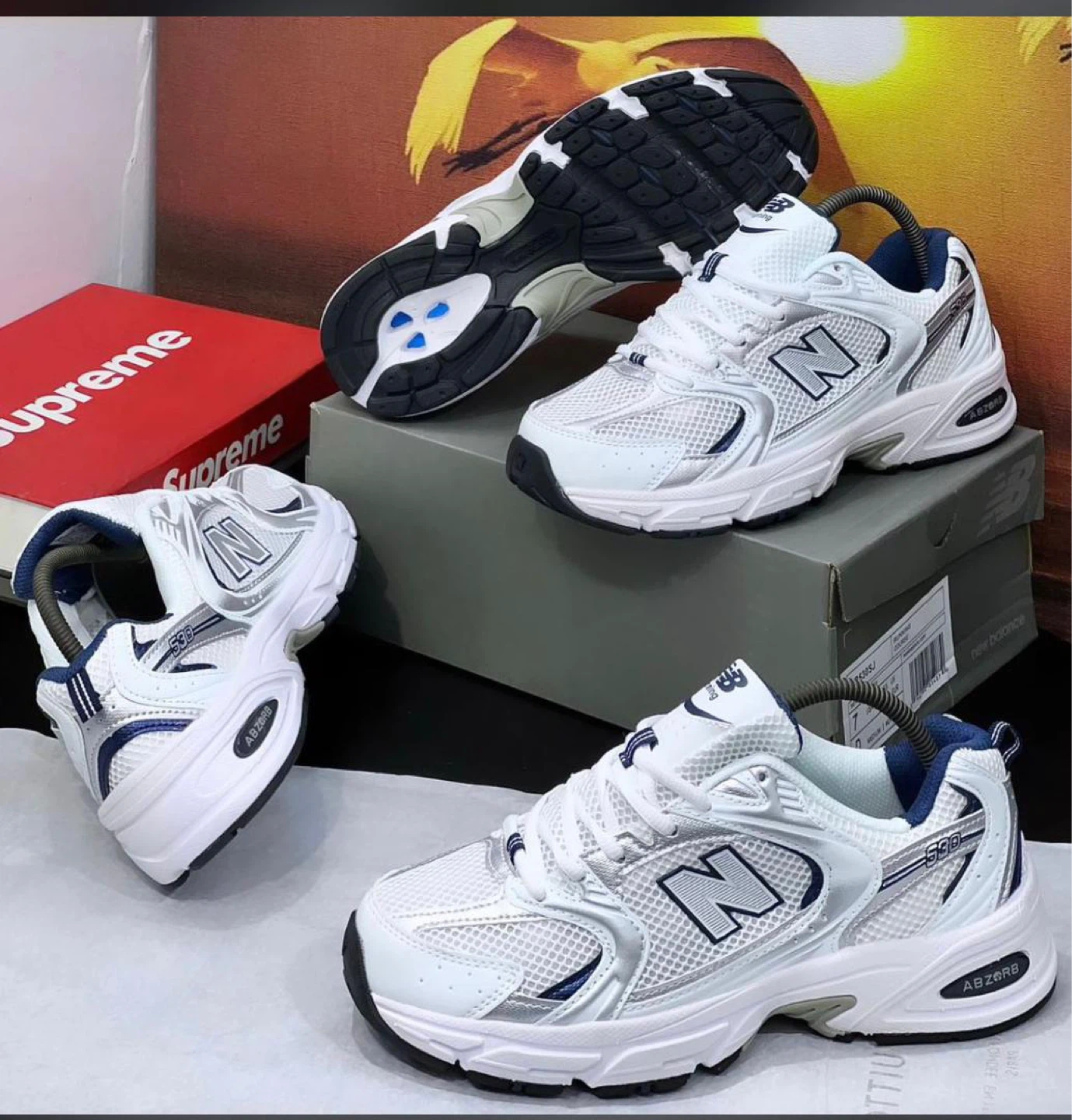 New Balance 530 ABZORB Sneakers White/Blue