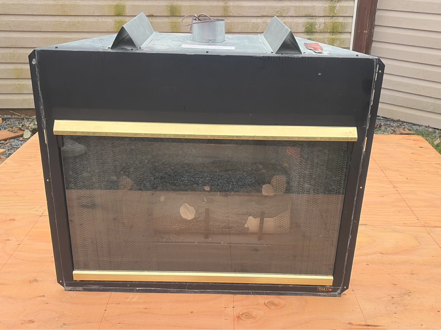 Temco Gas Fireplace Insert