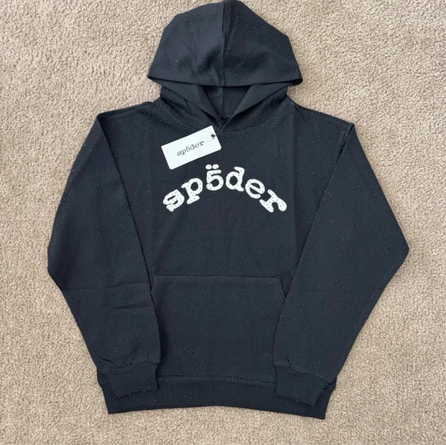 Sp5der Hoodie Black
