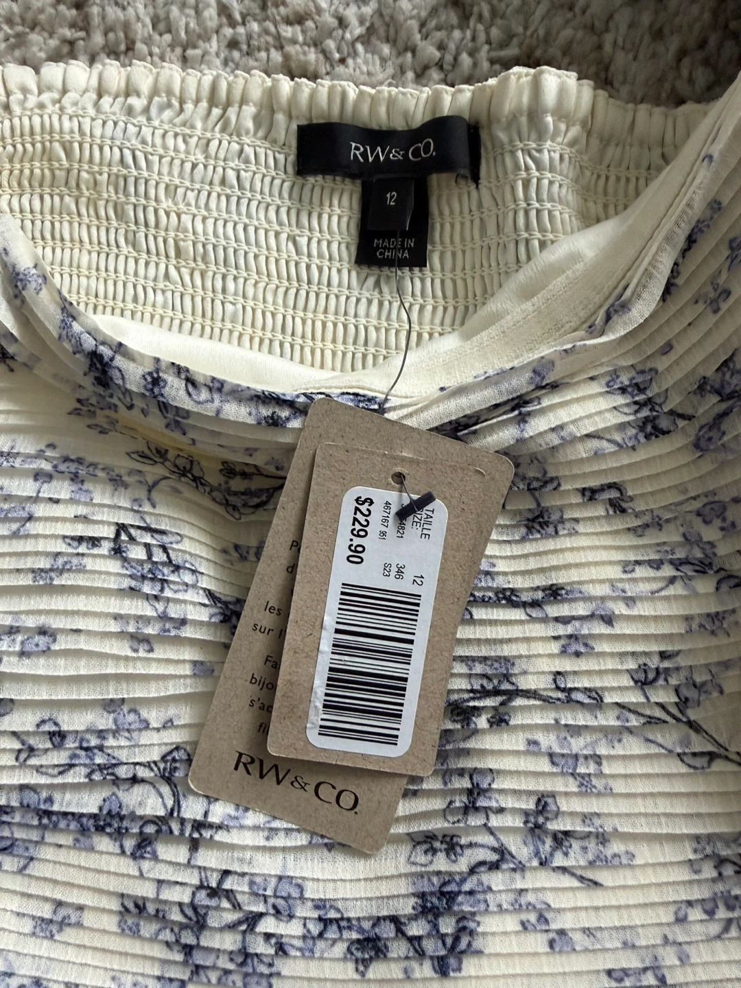 RW&CO. Floral Puff Sleeve Dress - Size 12 - photo 2