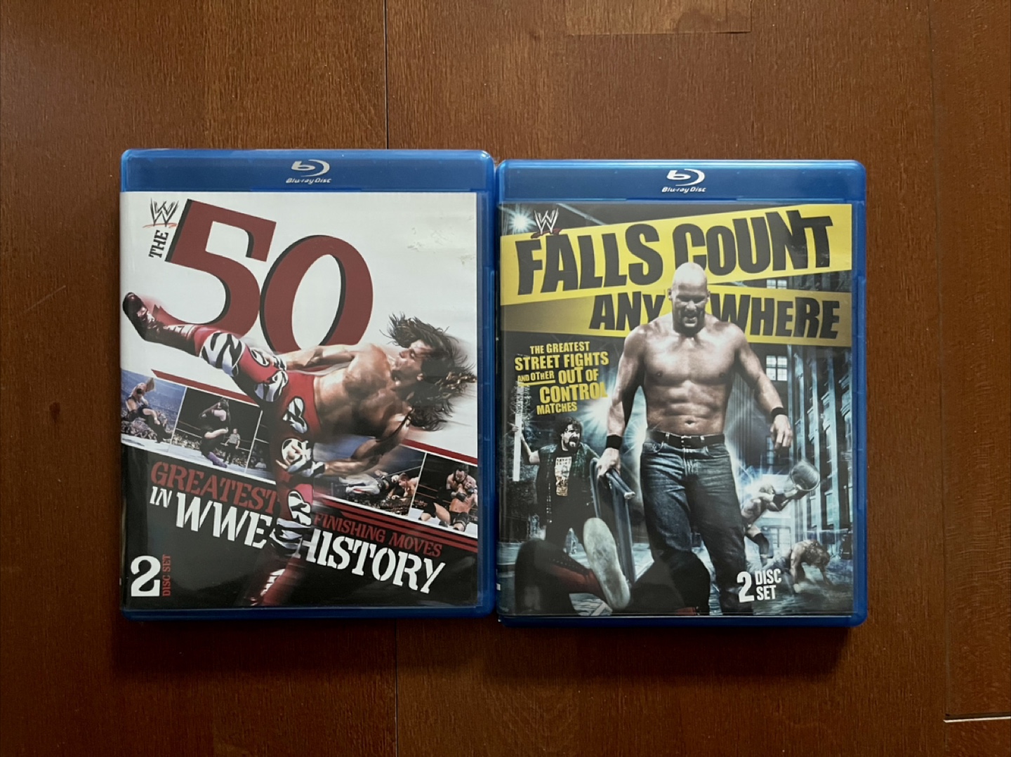 WWE Blu-rays