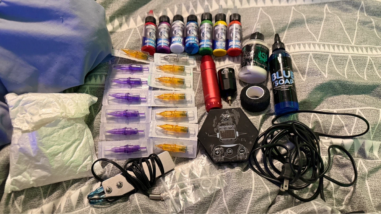 Tattoo Machine and Ink Kit