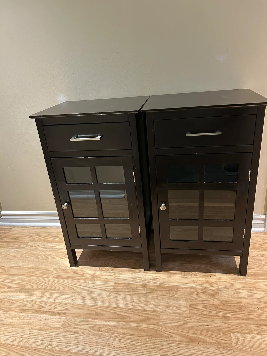 Dark Brown Bedside Tables - photo 2