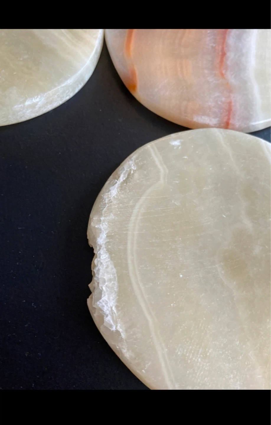 Egyptian alabaster coaster set (6) - photo 2