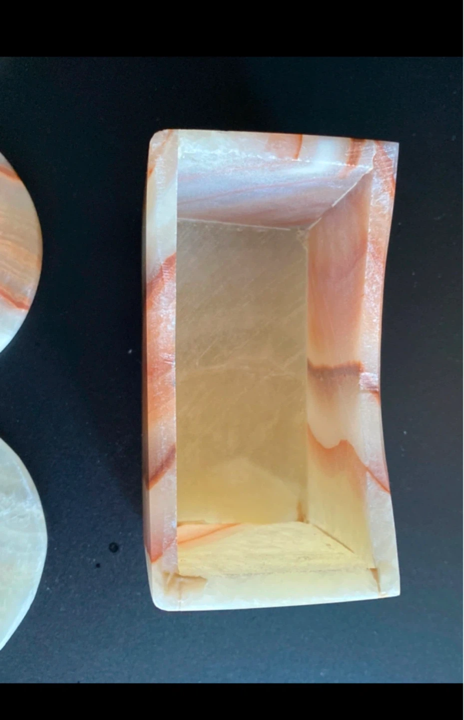 Egyptian alabaster coaster set (6) - photo 3