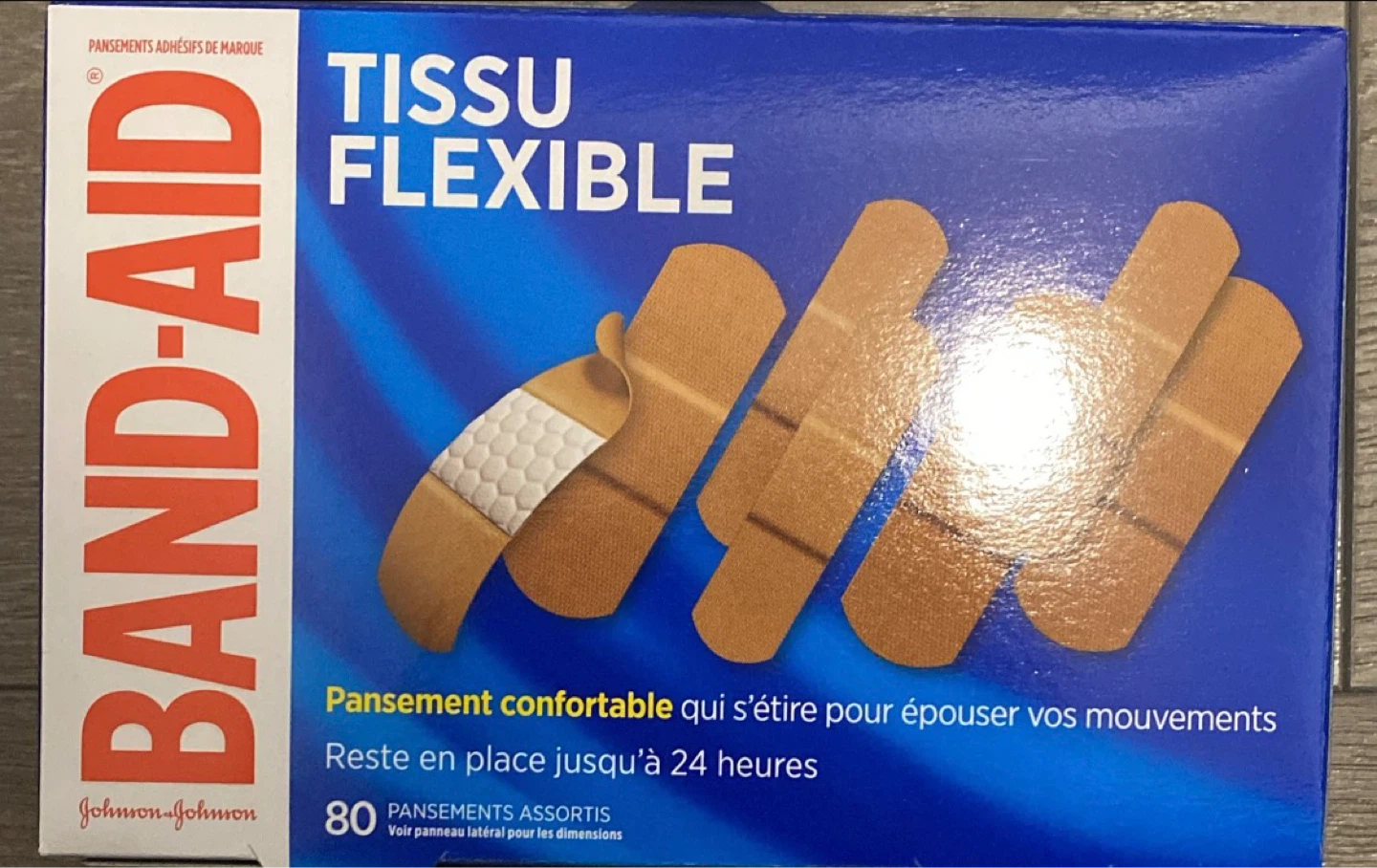 Band-Aid Flexible Fabric Bandages - 80 Count
