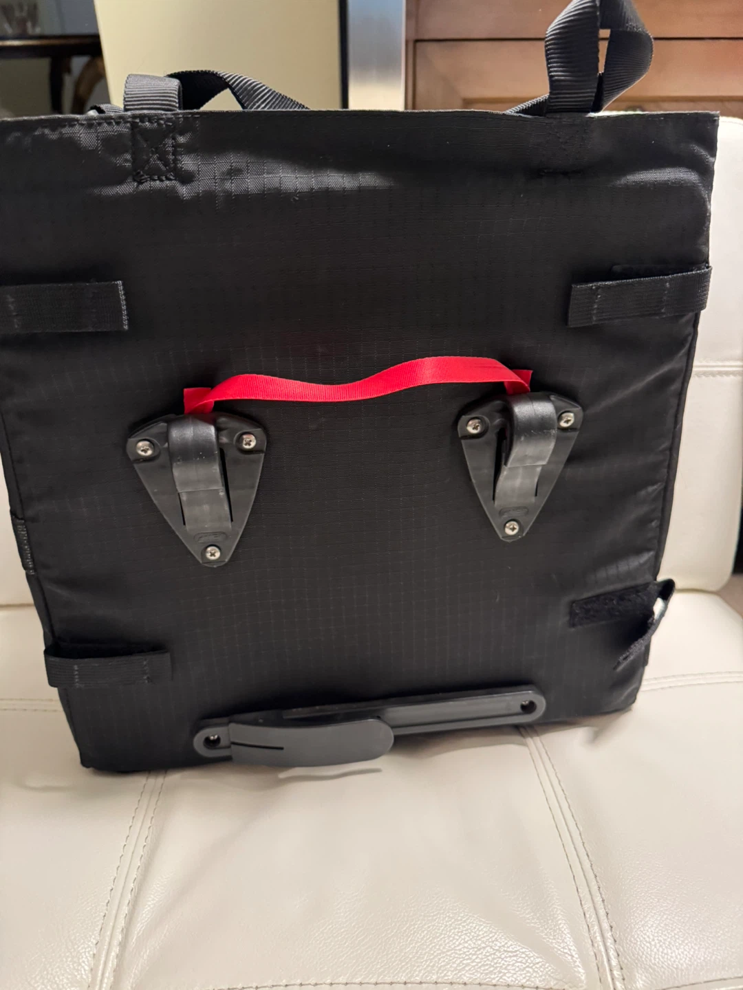 MEC Black Bike Pannier Bag with Zipper Pocket - photo 3