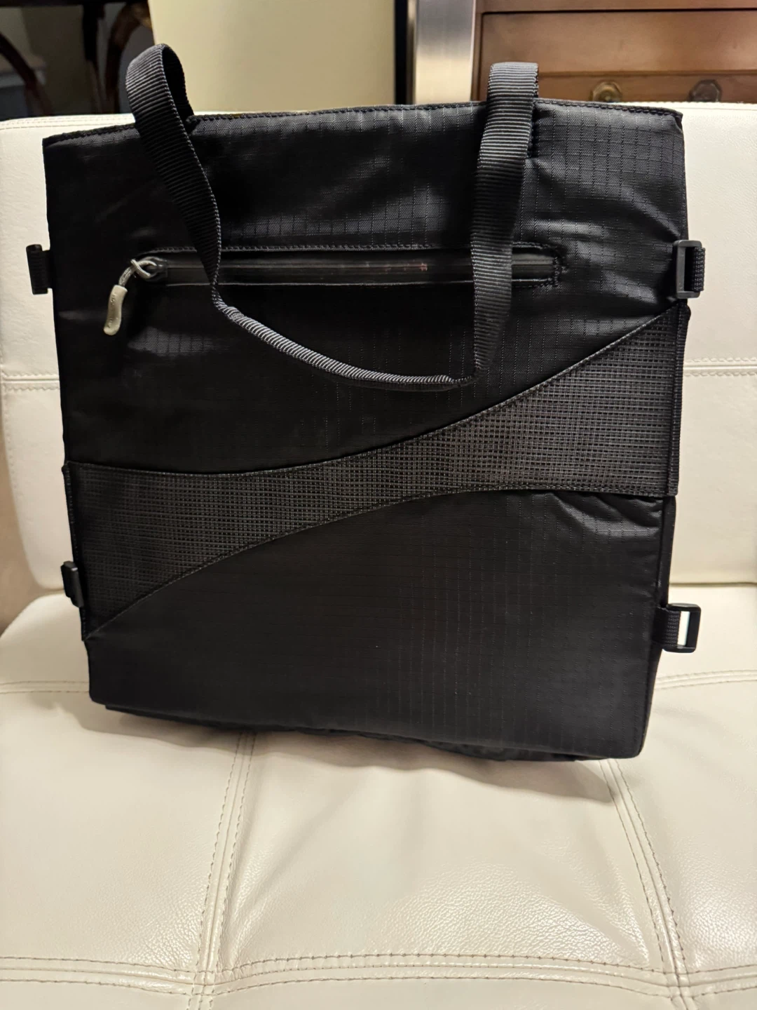 MEC Black Bike Pannier Bag with Zipper Pocket - photo 2