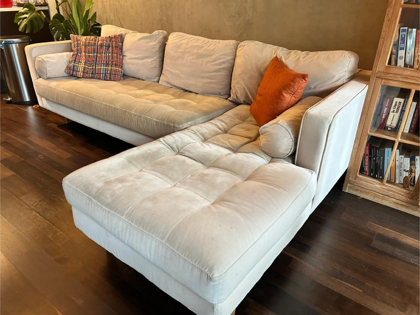 ARTICLE. Sven 100" Tufted Velvet Right Sectional Sofa - photo 4