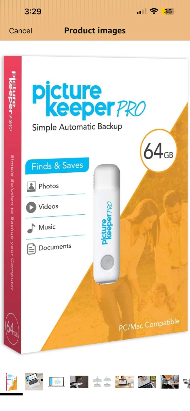 NEW Picture Keeper PRO 64GB Smart USB Flash Drive - photo 2
