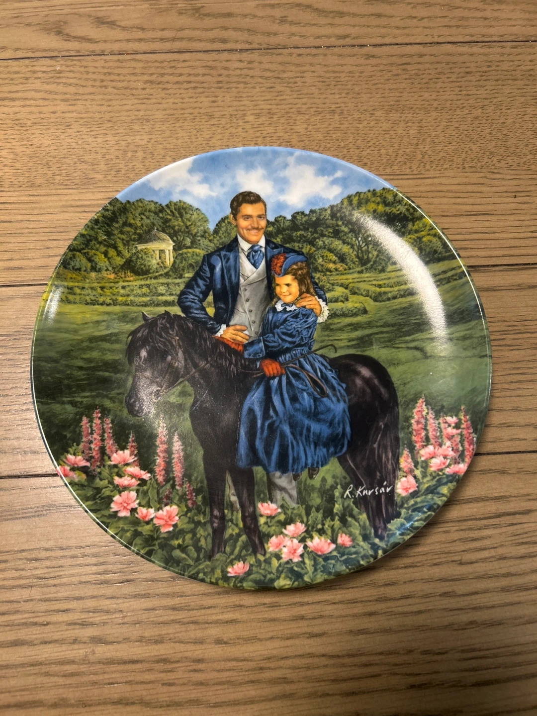 1985 Knowles "Bonnie and Rhett" Collector Plate