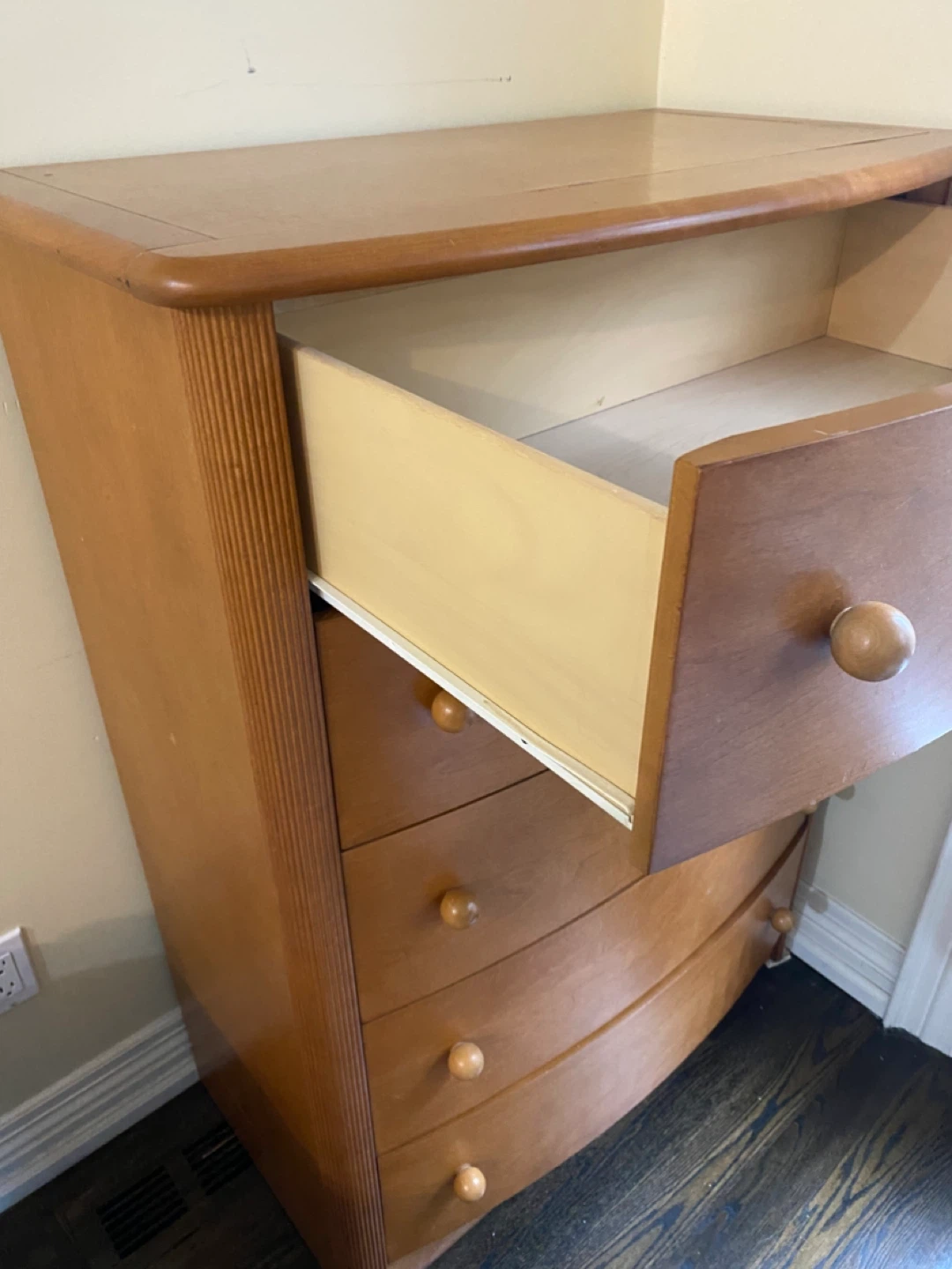 Wooden Dresser with 5 Drawers - photo 2