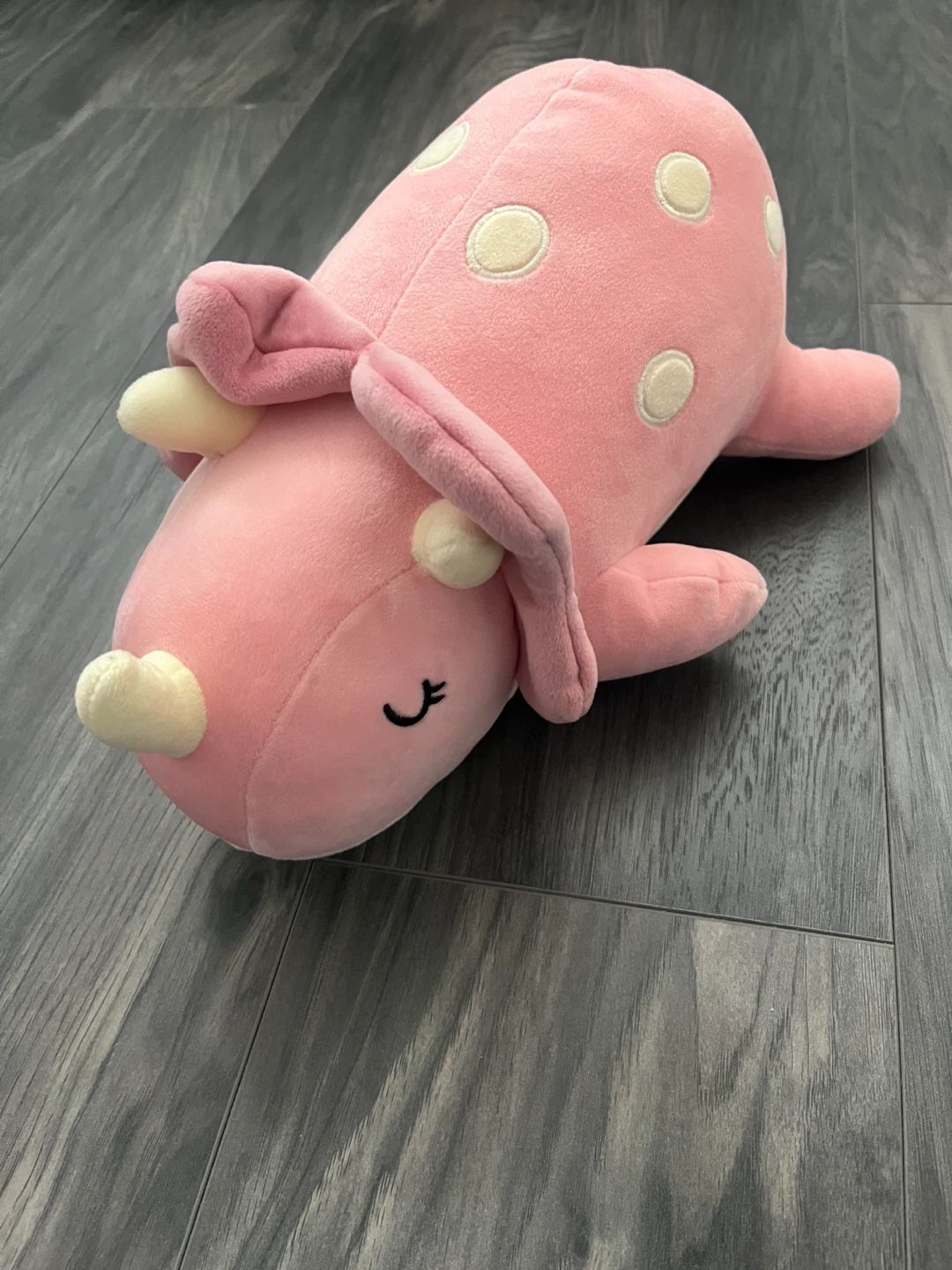 Pink Triceratops Plushie | Miniso - photo 2