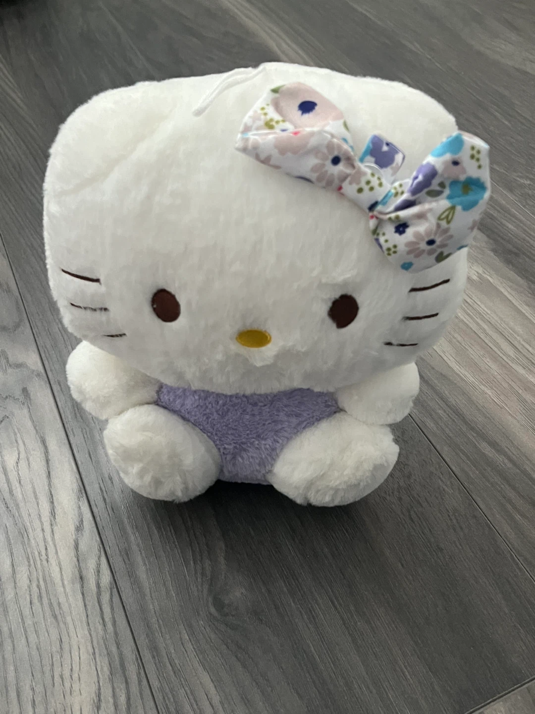Hello Kitty Purple Plushie w/ Floral Bow - photo 3