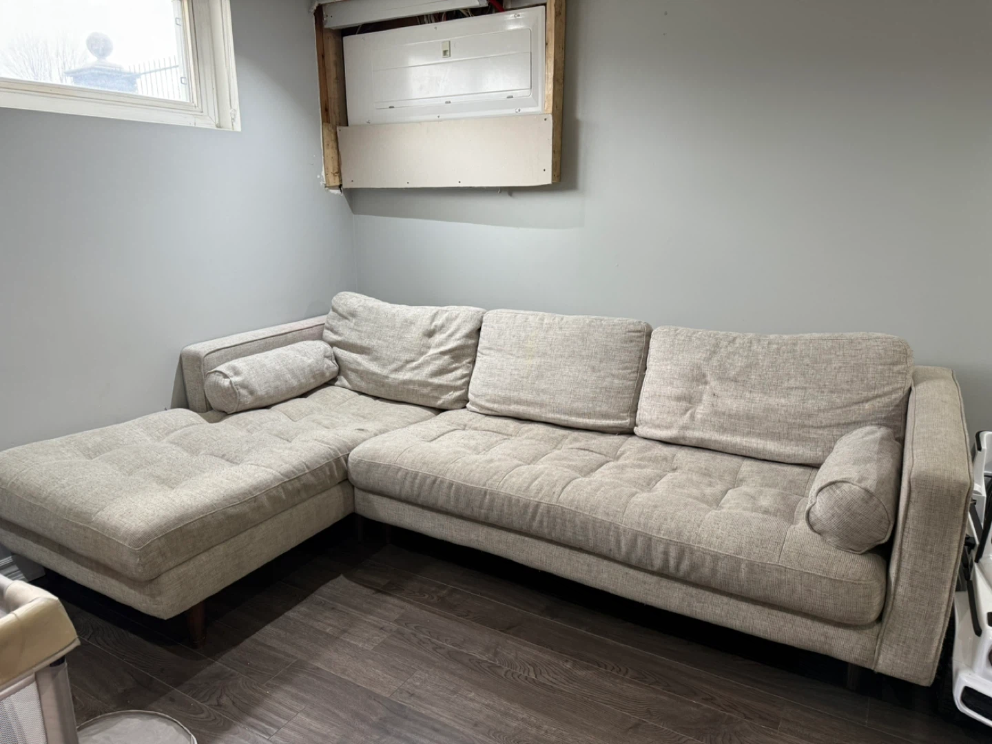 Sectional Sofa - Beige - photo 2