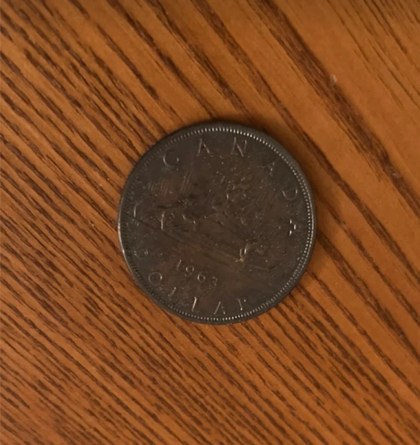 1963 Canadian Silver Dollar 80% Silver - photo 4